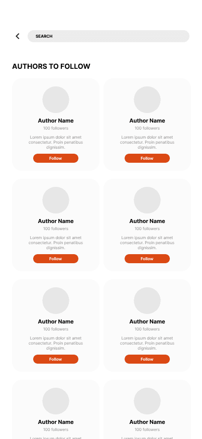 Authors to Follow